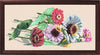 DIY Cross Stitch Kit "Color flowers" with Printed Tapestry Canvas