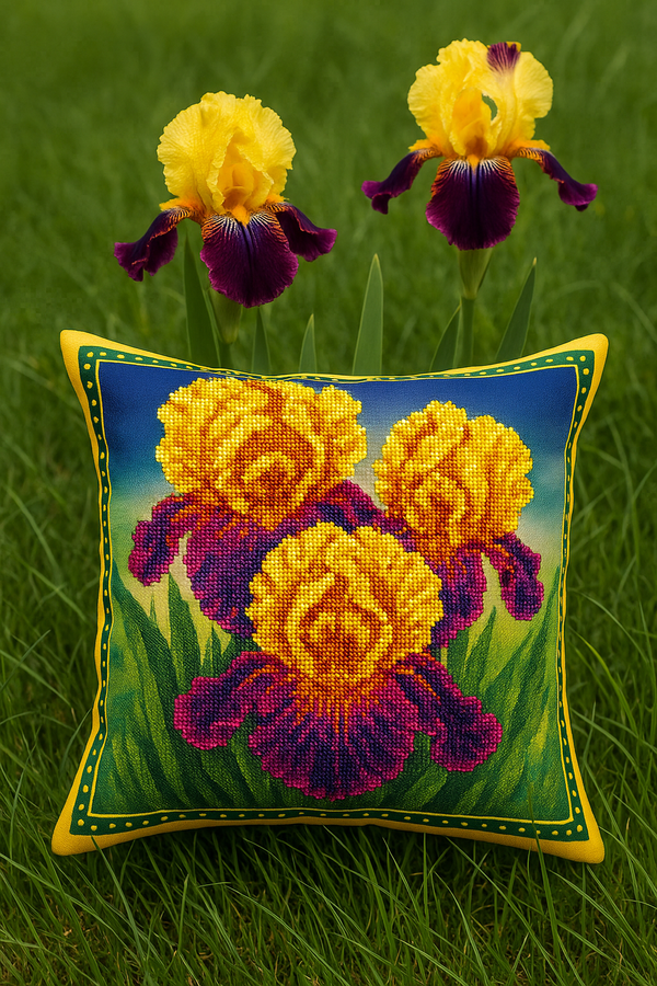 DIY Bead embroidery cushion cover kit