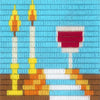 DIY Long Stitch Kit "Shabbat"