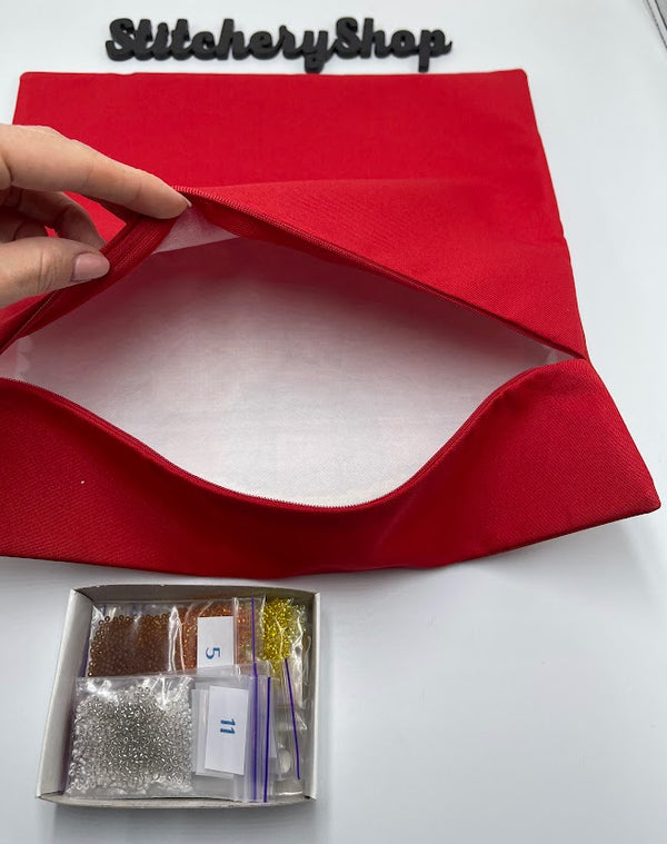DIY Bead embroidery cushion cover kit