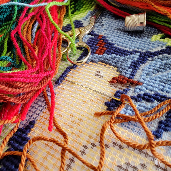 Needlepoint Pillow Kit