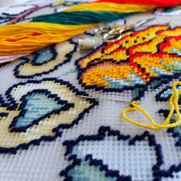 Needlepoint Pillow Kit