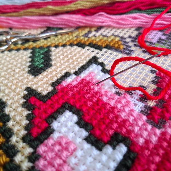 Cross Stitch Pillow Kit