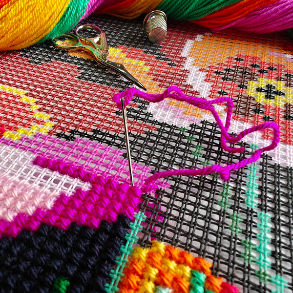 Cross Stitch Pillow Kit