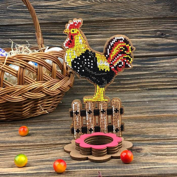 DIY Bead Embroidery Kit on Wood