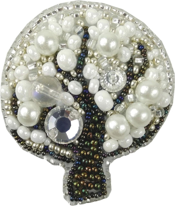 Beadwork kit for creating broоch