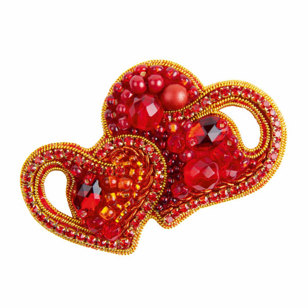 Beadwork kit for creating broоch