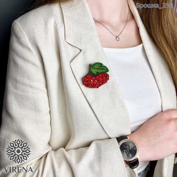 Beadwork kit for creating broоch