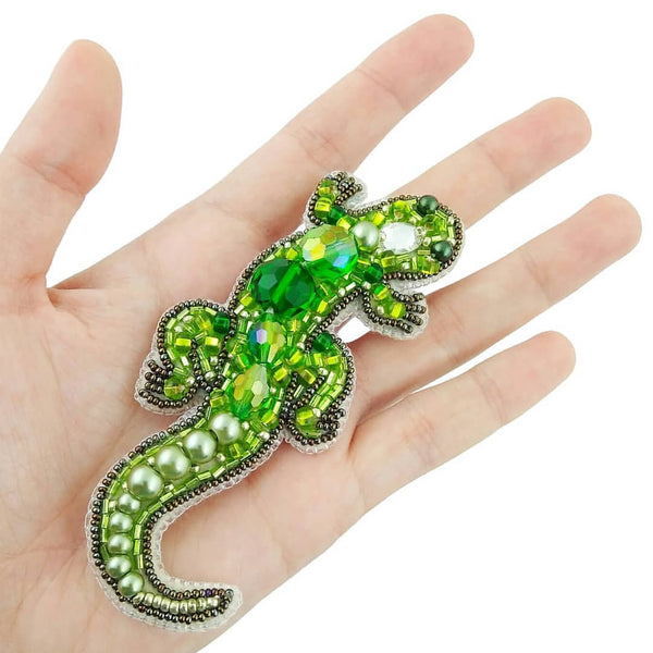 Beadwork kit for creating broоch