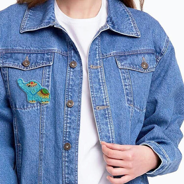 Beadwork kit for creating broоch