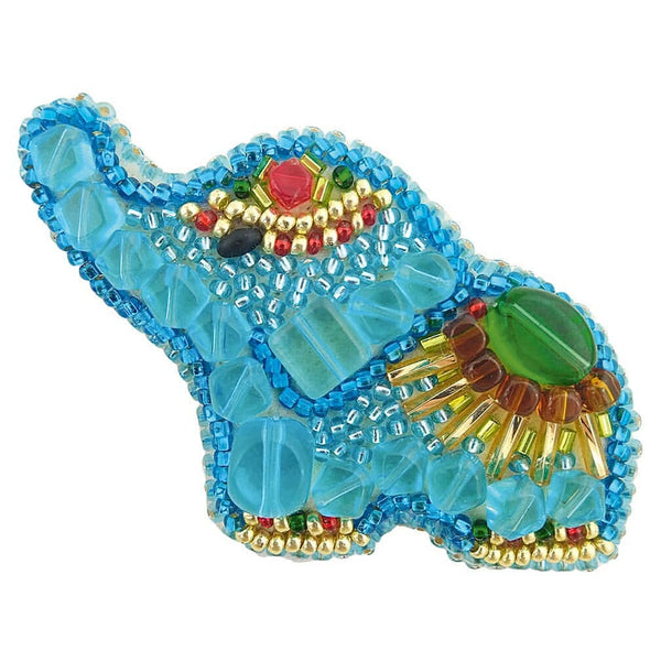 Beadwork kit for creating broоch