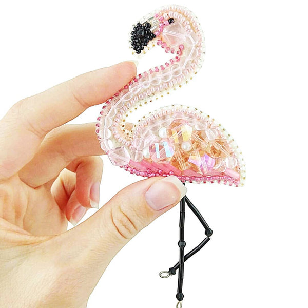 Beadwork kit for creating broоch