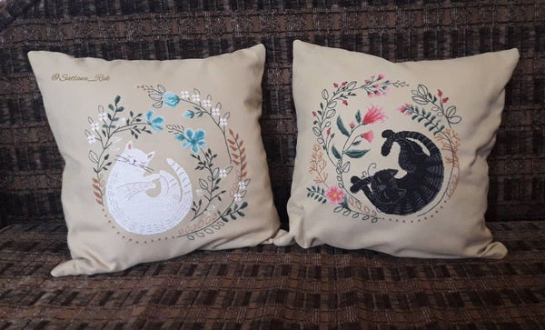 DIY Counted Cross Stitch Pillow Kit