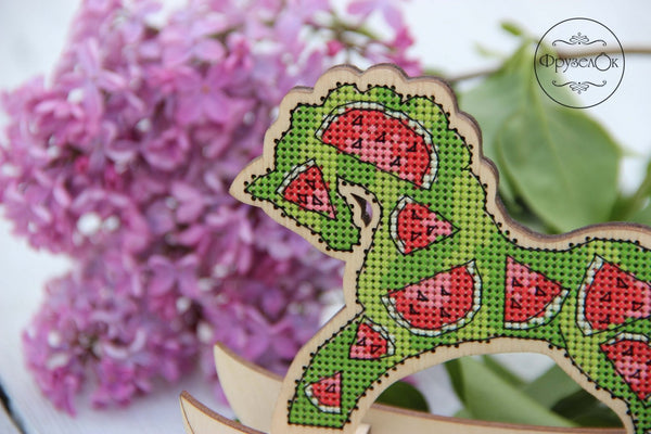 π DIY Counted Cross Stitch Kit Rocking Horse