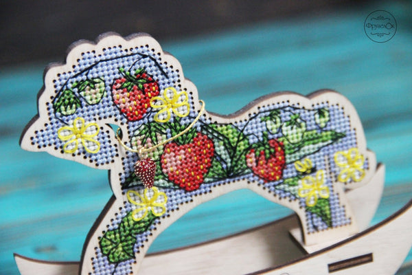 π DIY Counted Cross Stitch Kit Rocking Horse