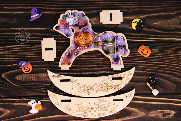 π DIY Counted Cross Stitch Kit Rocking Horse