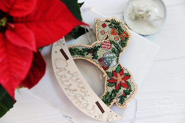 π DIY Counted Cross Stitch Kit Rocking Horse