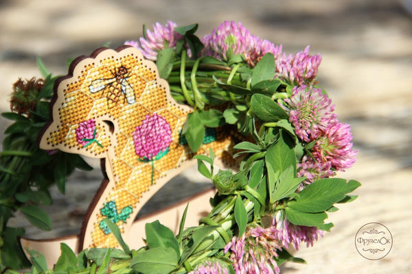 π DIY Counted Cross Stitch Kit Rocking Horse