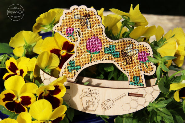 π DIY Counted Cross Stitch Kit Rocking Horse