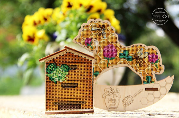 π DIY Counted Cross Stitch Kit Rocking Horse