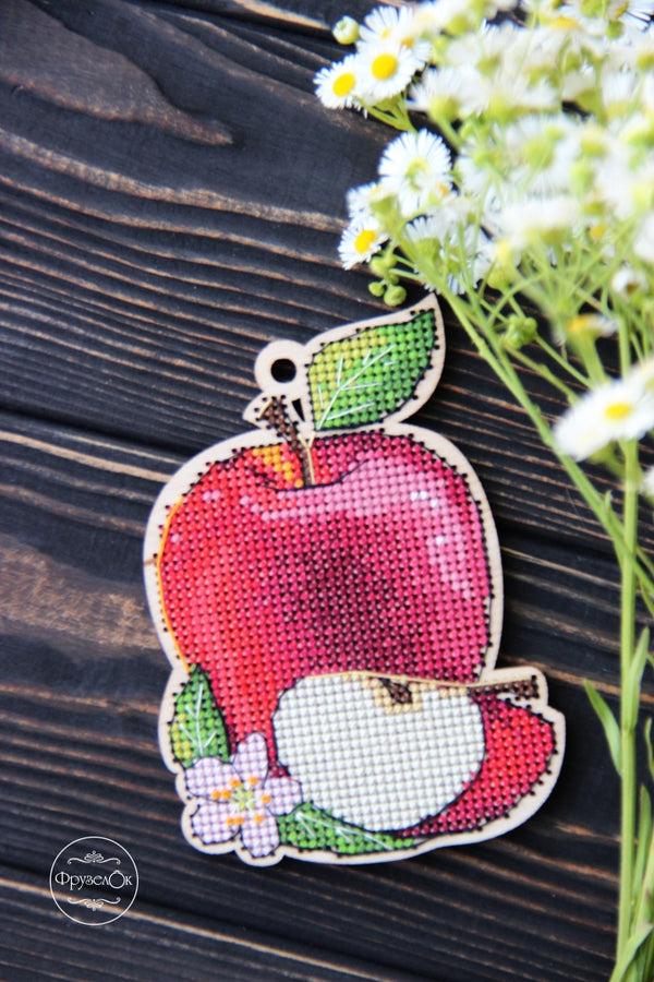 DIY Cross stitch kit on wood