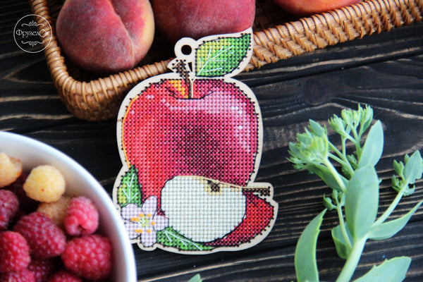 DIY Cross stitch kit on wood