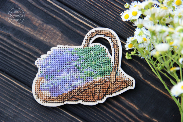 DIY Cross stitch kit on wood