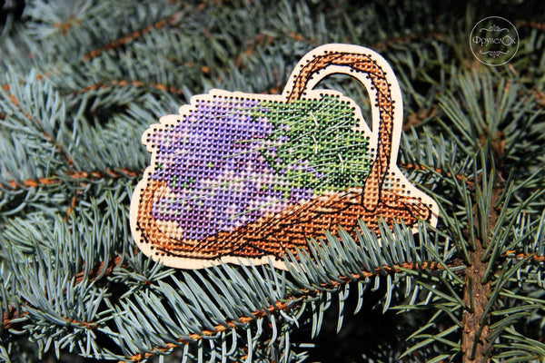 DIY Cross stitch kit on wood