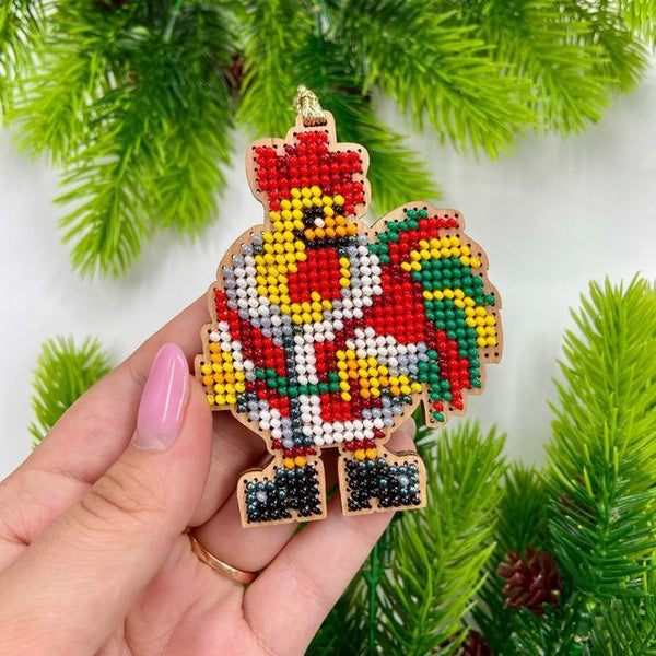 Christmas Bead Embroidery Kit