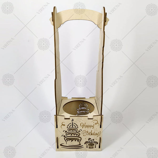 DIY Bottle Holder Kit, Bead embroidery on wood craft kit