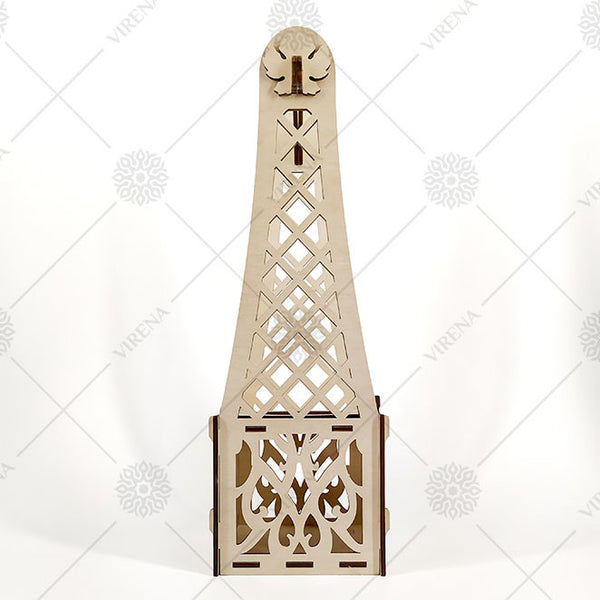 DIY Bottle Holder Kit, Bead embroidery on wood craft kit