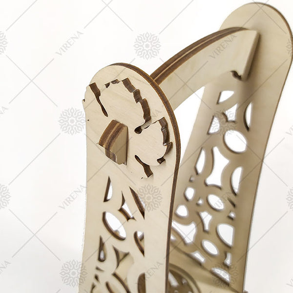 DIY Bottle Holder Kit, Bead embroidery on wood craft kit