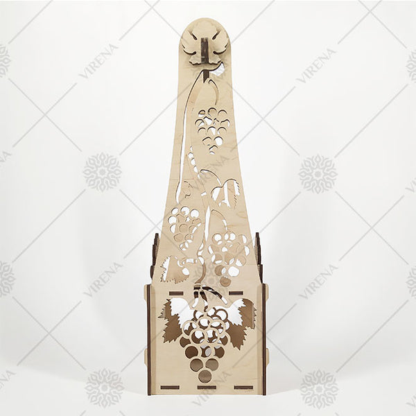 DIY Bottle Holder Kit, Bead embroidery on wood craft kit