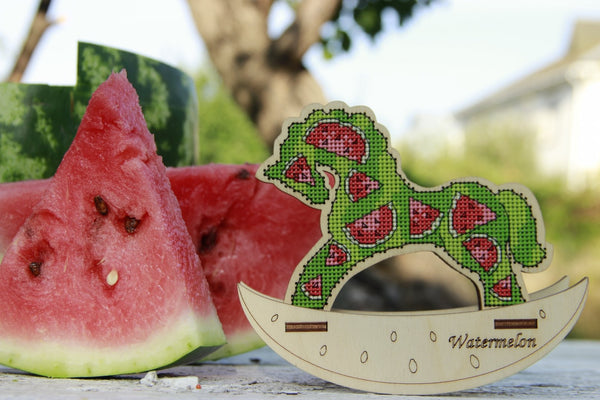 π DIY Counted Cross Stitch Kit Rocking Horse