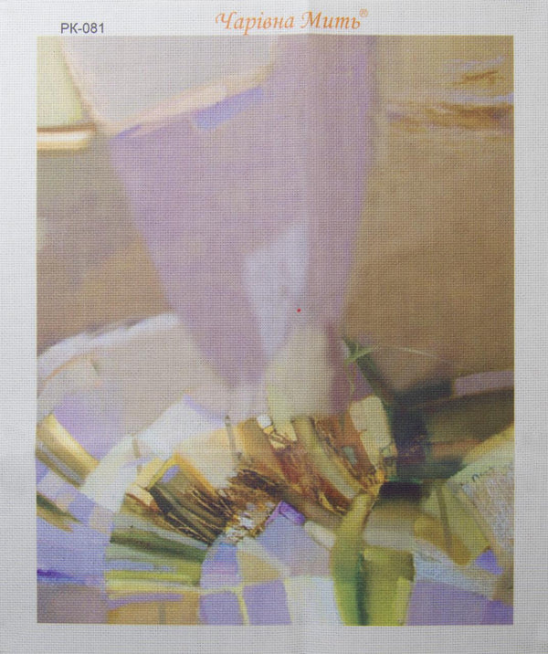 DIY Cross stitch kit with a printed canvas