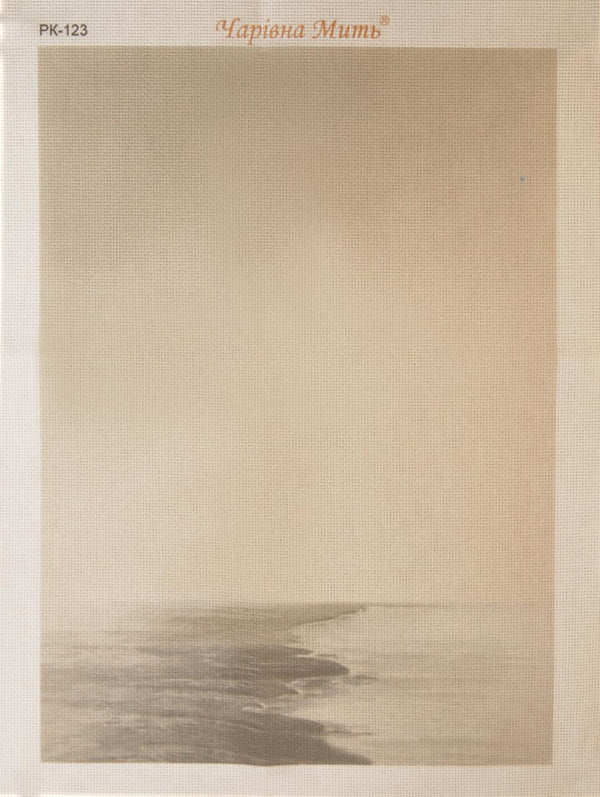 DIY Cross stitch kit with a printed canvas