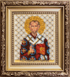 DIY Beadwork kit "The Icon of St. Gennadius, archbishop of Novgorod"