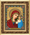 DIY Beadwork kit "The Kazan icon of the Mother of God"