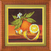 DIY Beadwork kit "Lemon and orange"