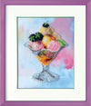DIY Beadwork kit "Ice-cream with blackberry"