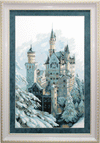 DIY Counted Cross Stitch Kit "Winter castle"
