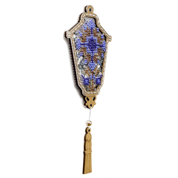 DIY Bead embroidery kit on a plastic base