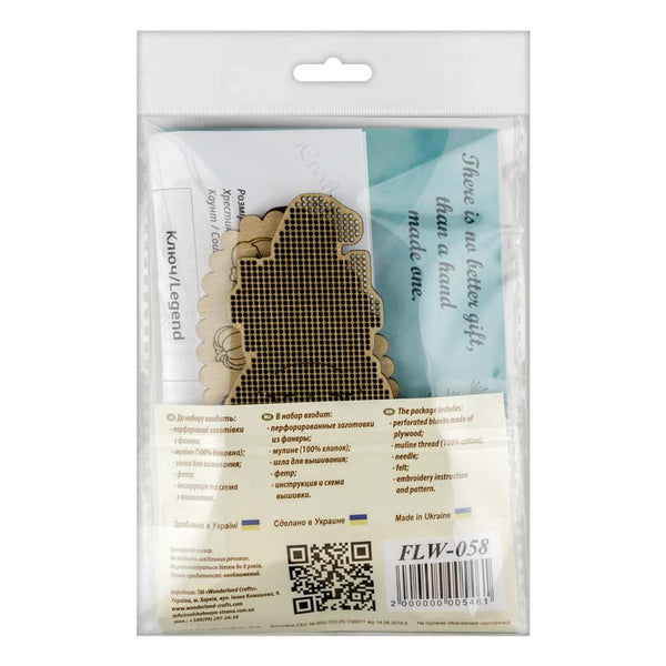 DIY Cross Stitch on Wood Kit