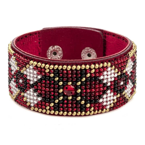 DIY Bracelet Kit – Bead Embroidery Jewelry Making Kit – Handmade Beaded Bracelet Craft kit