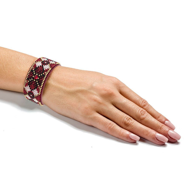 DIY Bracelet Kit – Bead Embroidery Jewelry Making Kit – Handmade Beaded Bracelet Craft kit