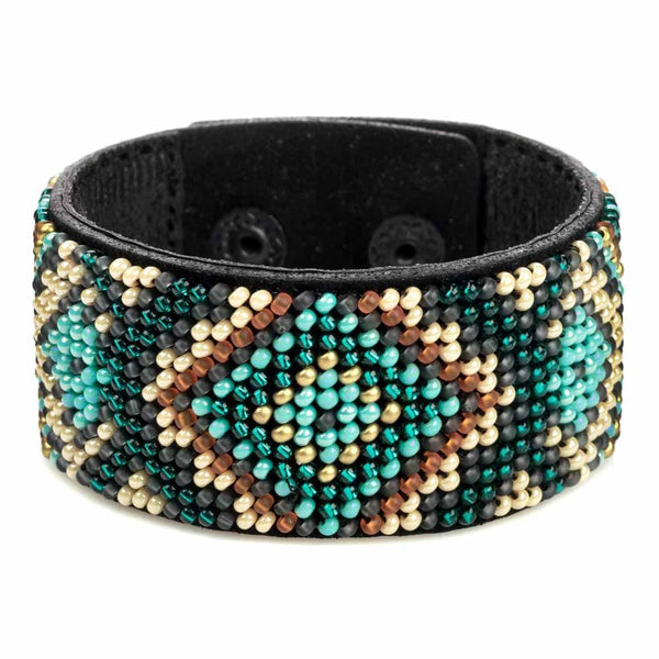 DIY Bracelet Kit – Bead Embroidery Jewelry Making Kit – Handmade Beaded Bracelet Craft kit