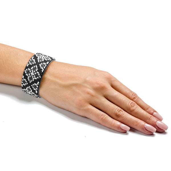 DIY Bracelet Kit – Bead Embroidery Jewelry Making Kit – Handmade Beaded Bracelet Craft kit