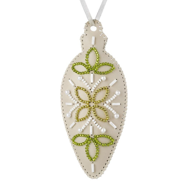 Beaded Embroidery Kit “Icicle Christmas Ornament”
