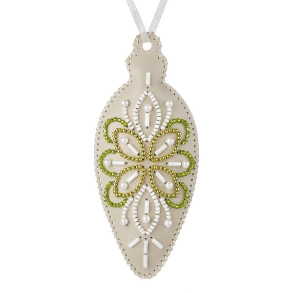 Beaded Embroidery Kit “Icicle Christmas Ornament”