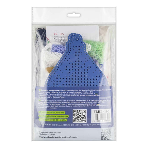 Beaded Embroidery Kit “Icicle Christmas Ornament”